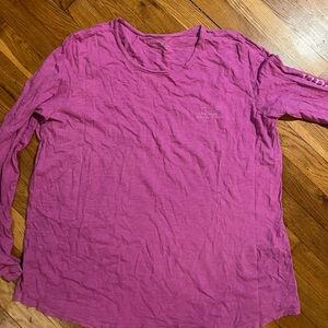Vineyard Vines Pink Long Sleeve Tee